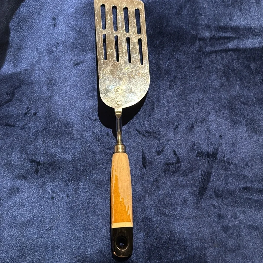 Vintage Ekco A&J Chrome Plated Art Deco Spatula Pancake Flipper MADE IN USA!